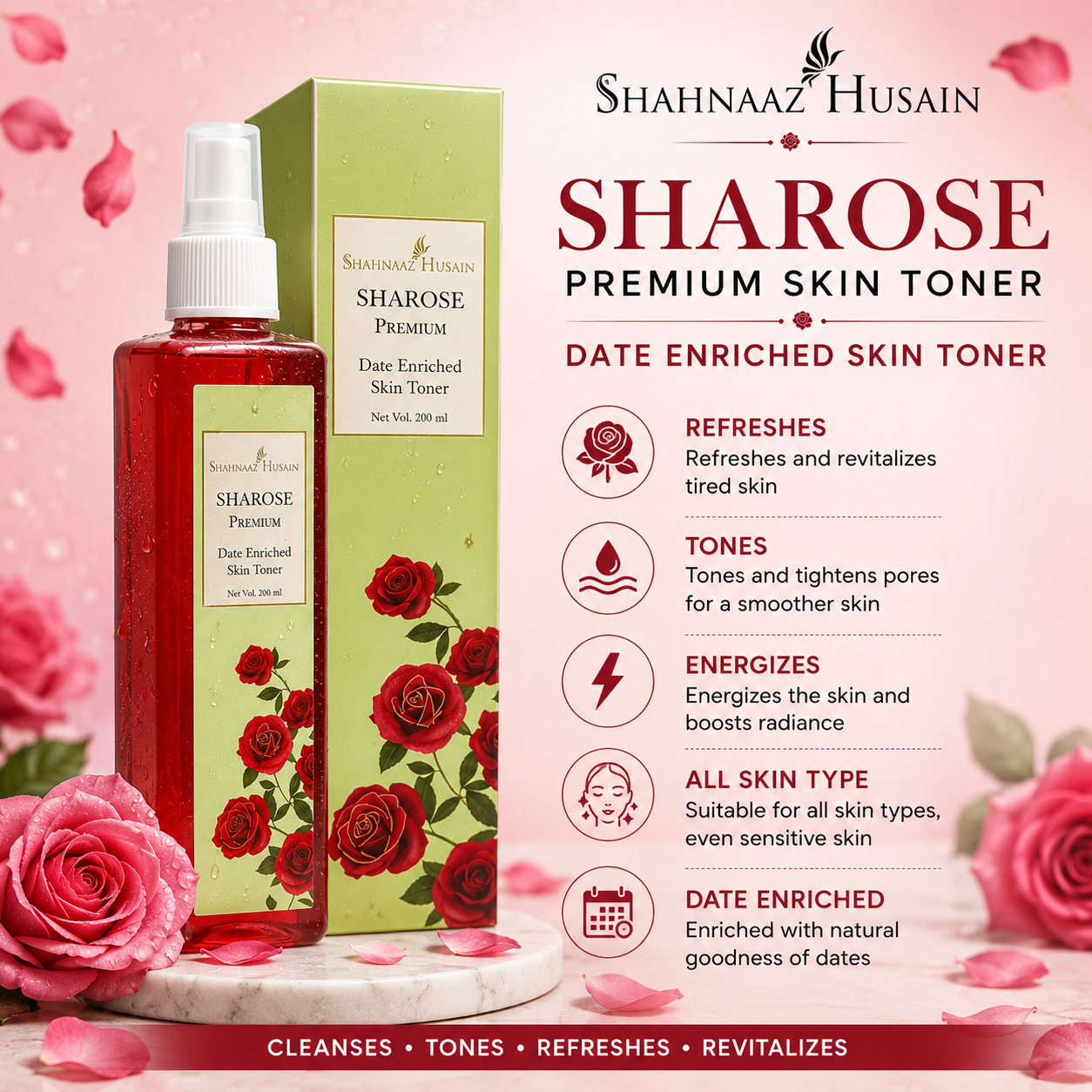 Shahnaz Husain SHAROSE SKIN TONER