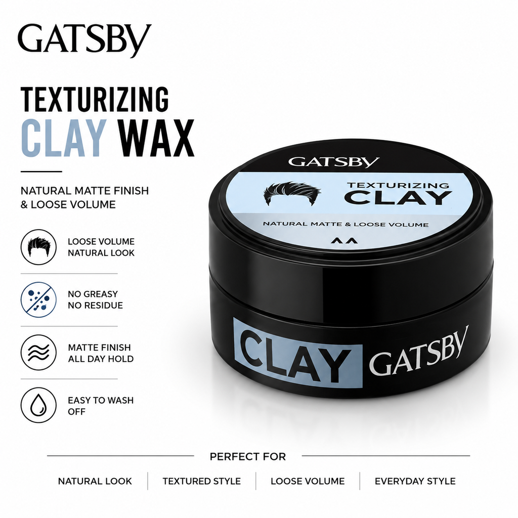 GATSBY TEXTURIZING CLAY WAX