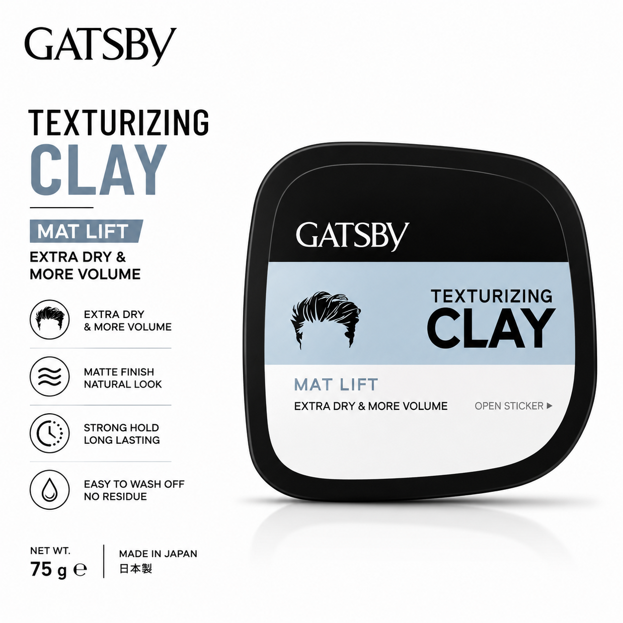GATSBY TEXTURIZING CLAY WAX