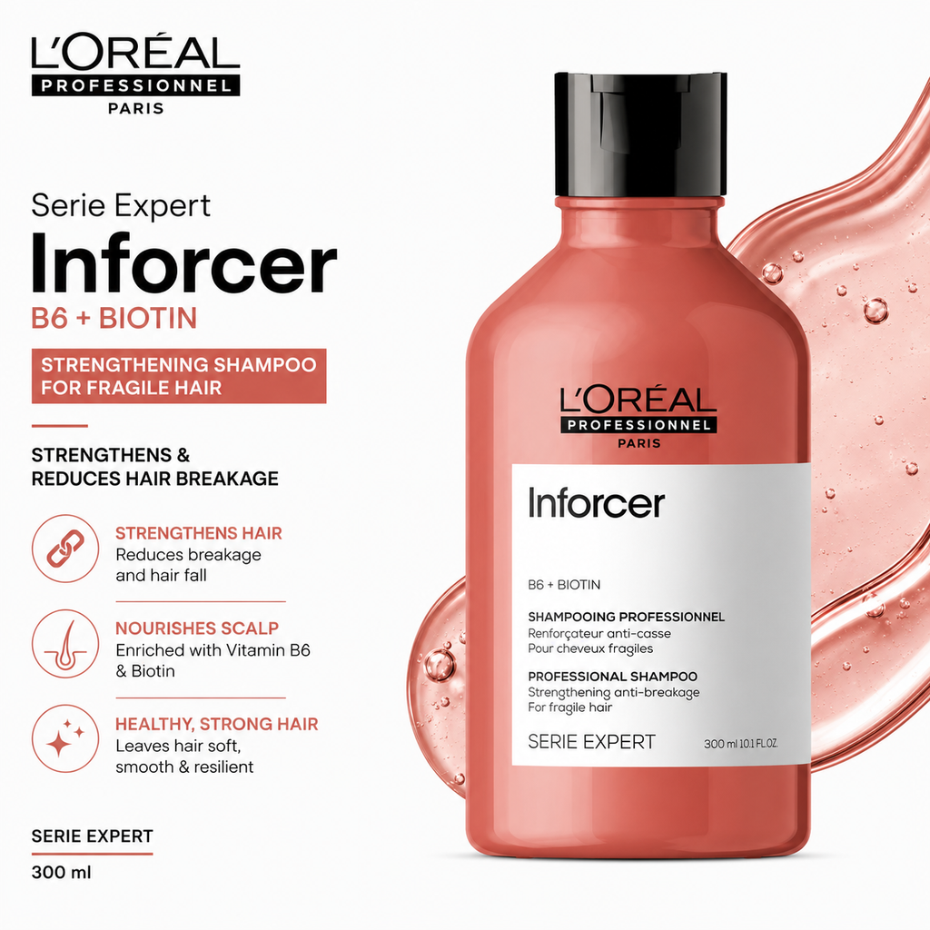 LOREAL B6+Biotin Inforcer Shampoo 300ML