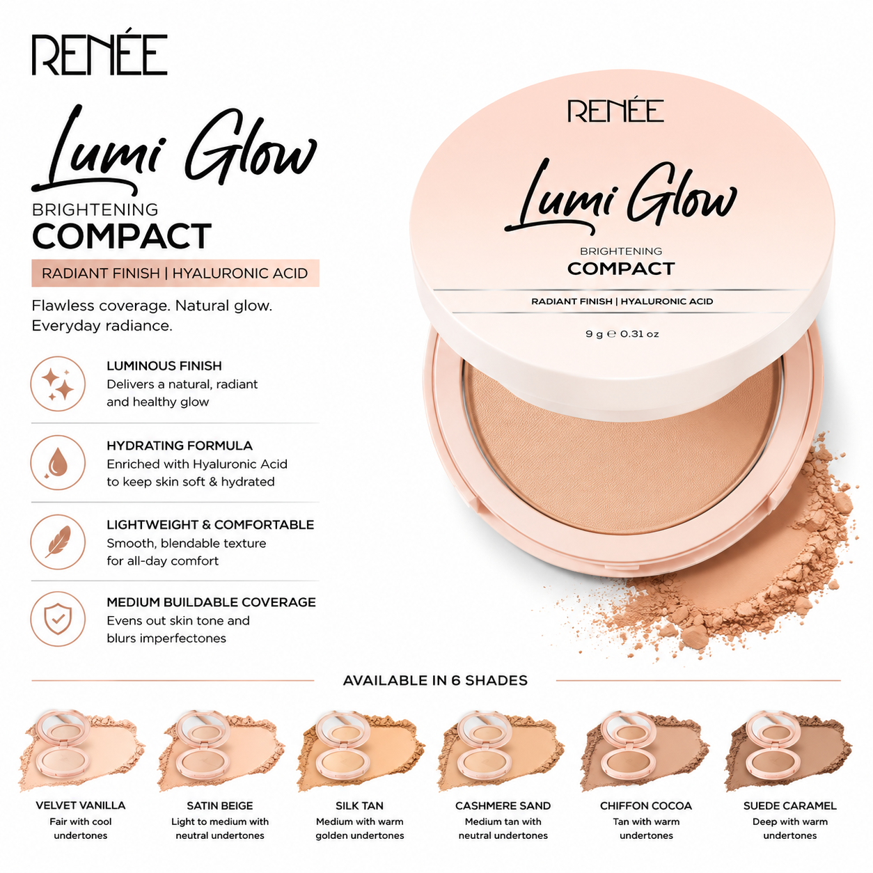 RENEE LUMI GLOW COMPACT