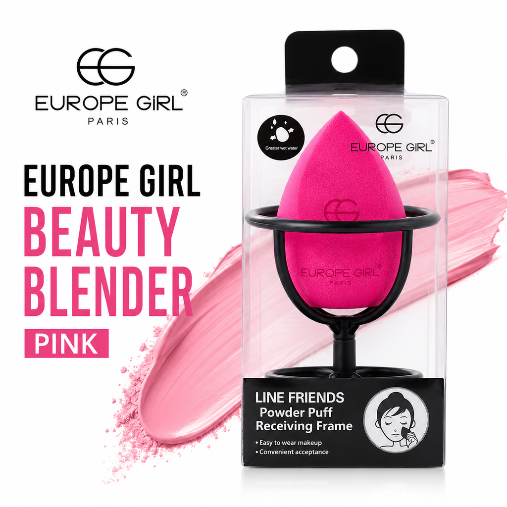 EUROPE GIRL BEAUTY BLENDER PINK
