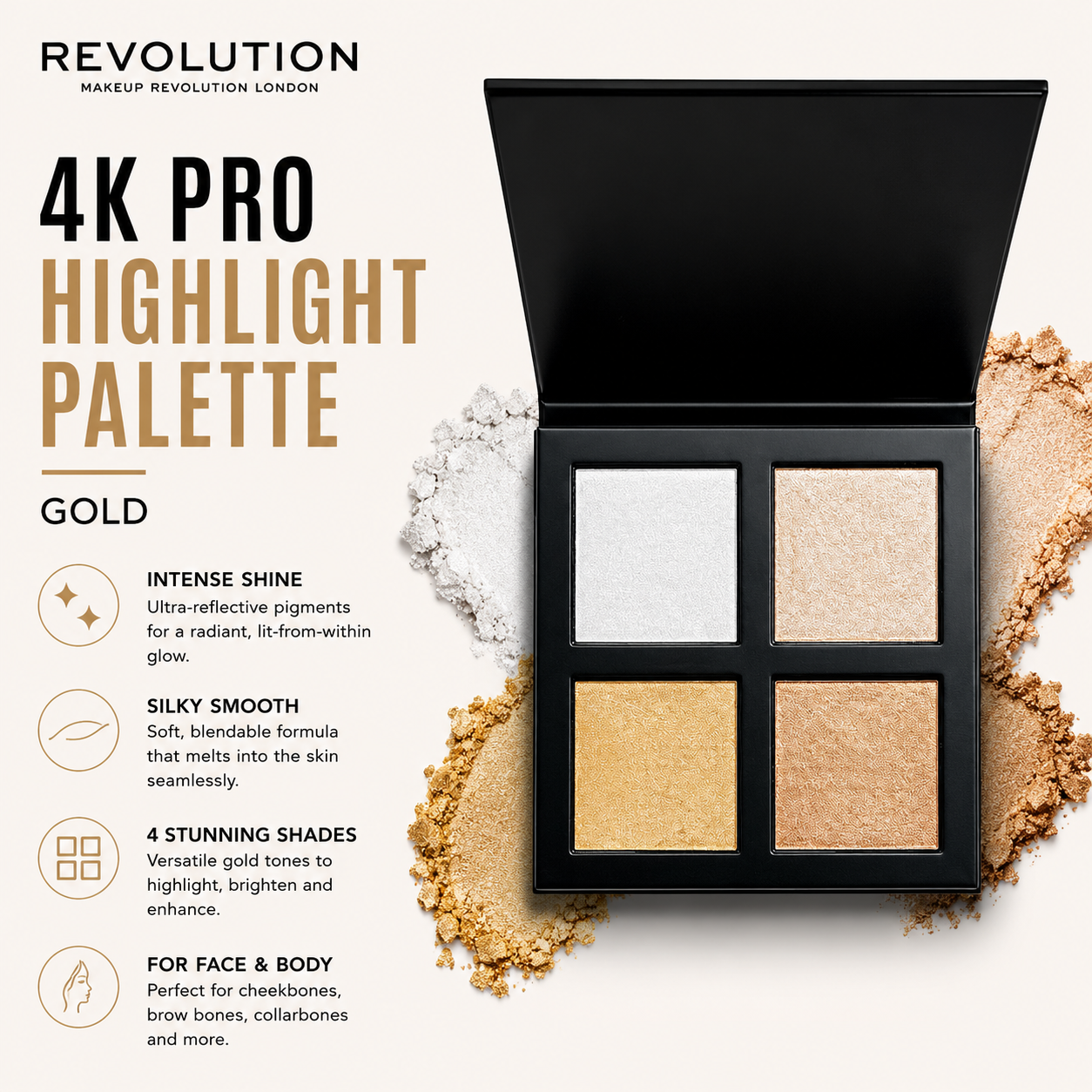 REVOLUTION 4K PRO HIGHLIGHT PELLET GOLD