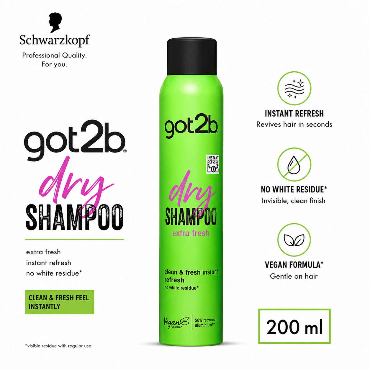 Schwarzkopf GOT2B DRY SHAMPOO