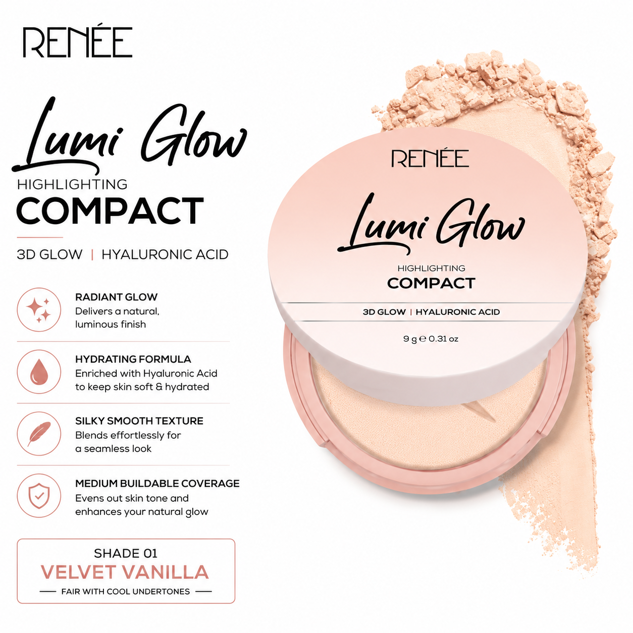 RENEE LUMI GLOW COMPACT