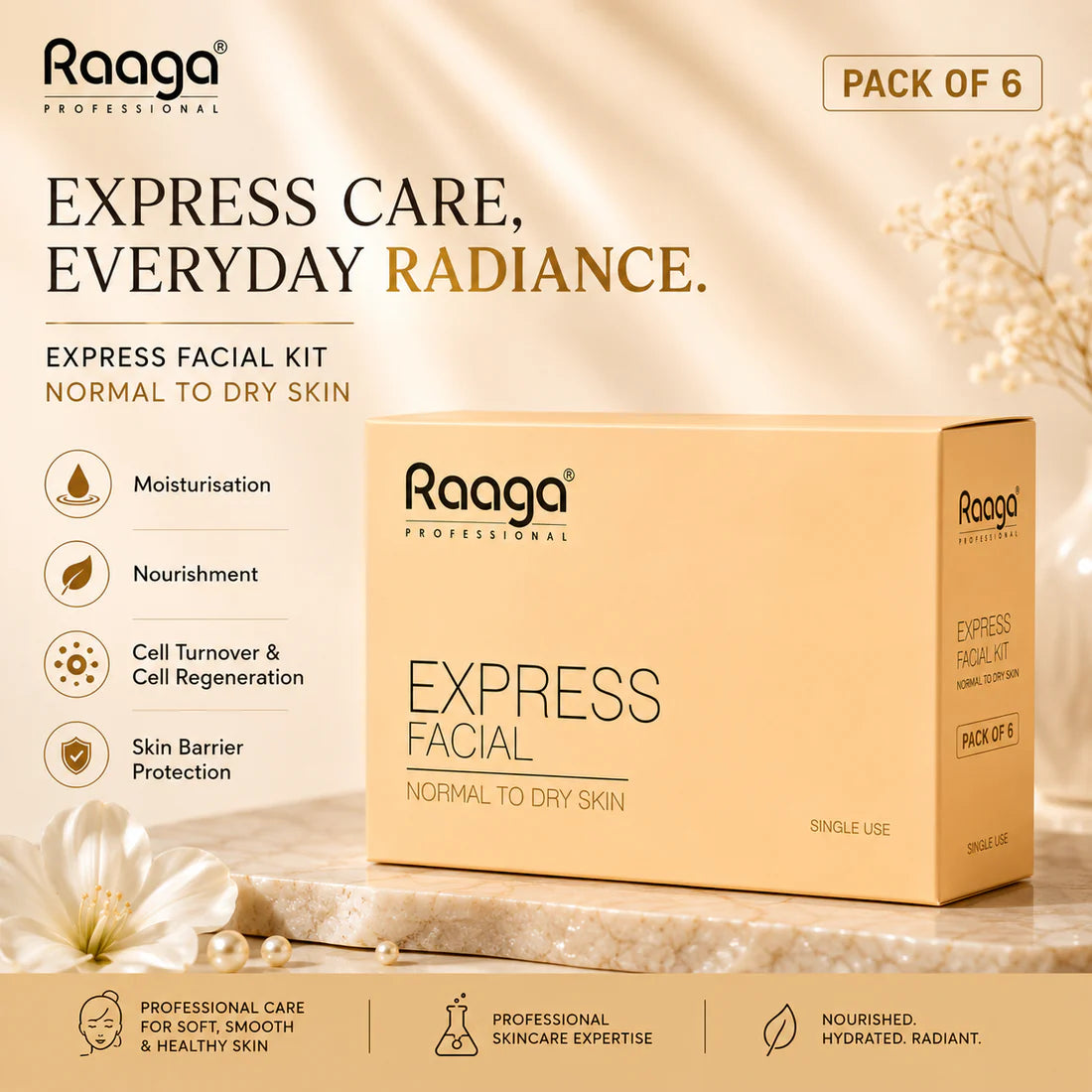 RAGA FACIAL KIT NORMAL TO DRY SKIN