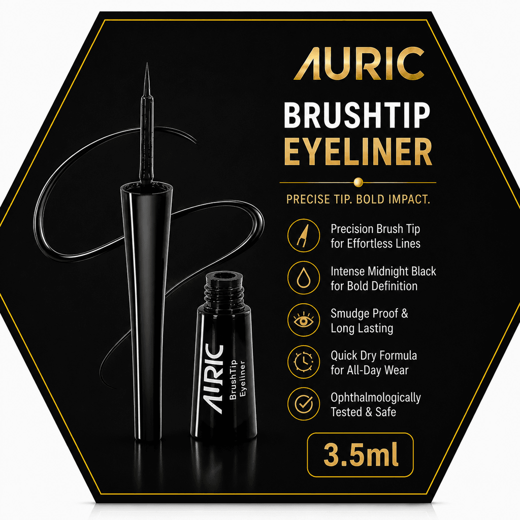 Auric BrushTip Eyeliner - 3.5 ml