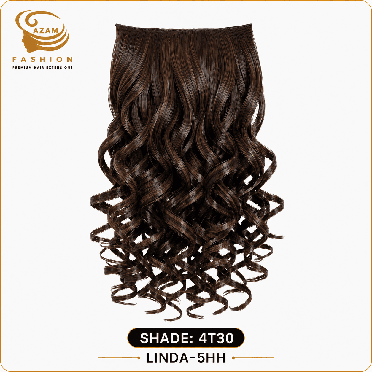 AZAM FASHION LINDA - 5HH CURLY  4T30