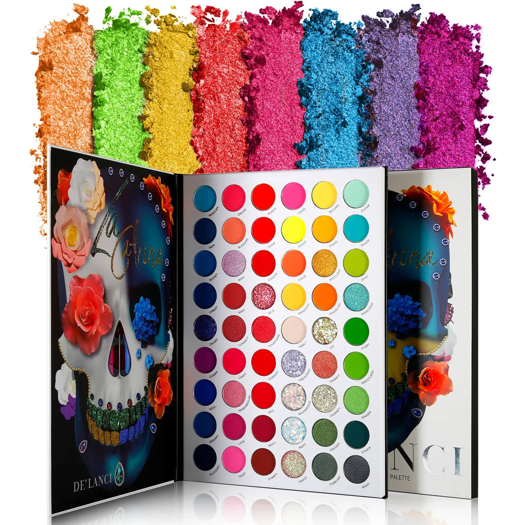 DE'LANCI La Catrina 54 Color Makeup Palette