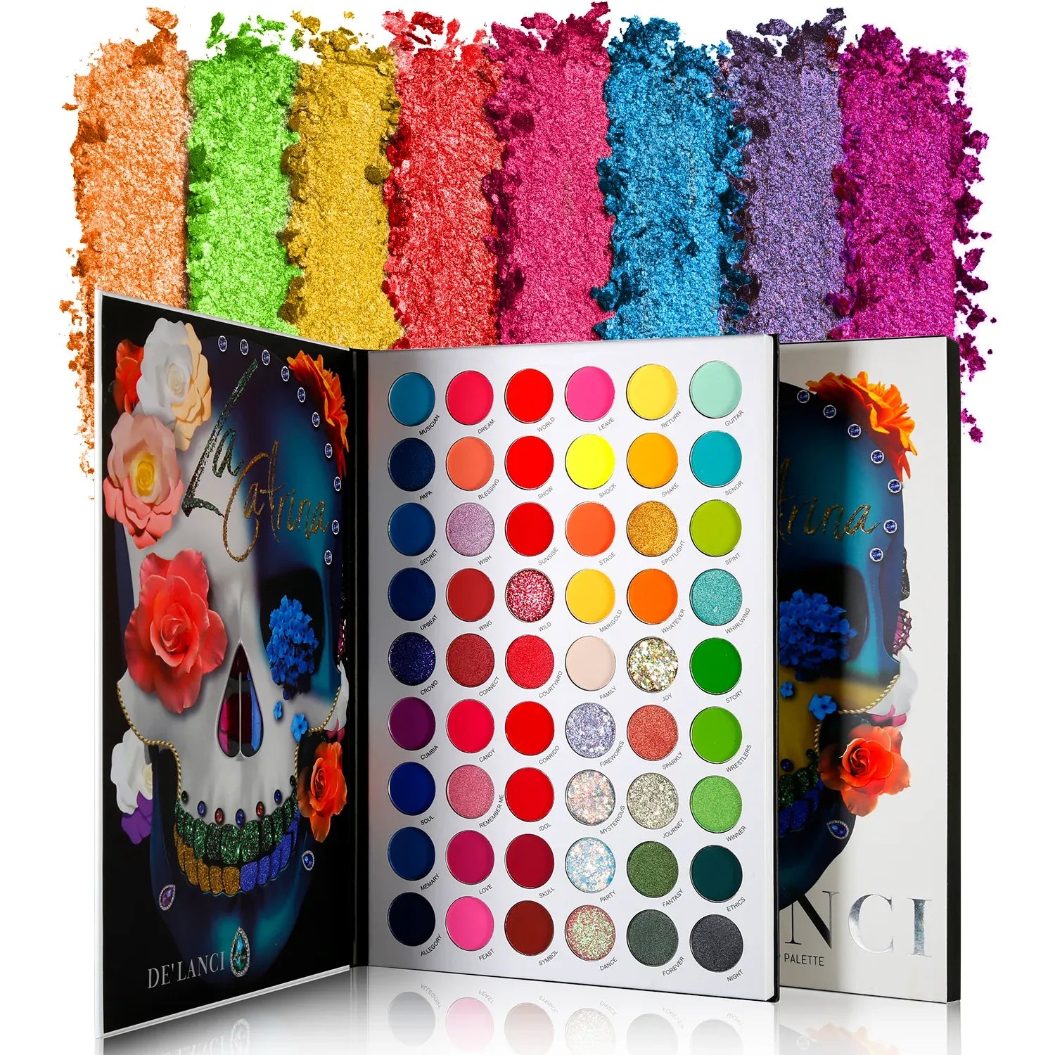DE'LANCI La Catrina 54 Color Makeup Palette
