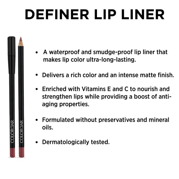 COLORBAR DEFINER LIP LINER CLEAR RED 001