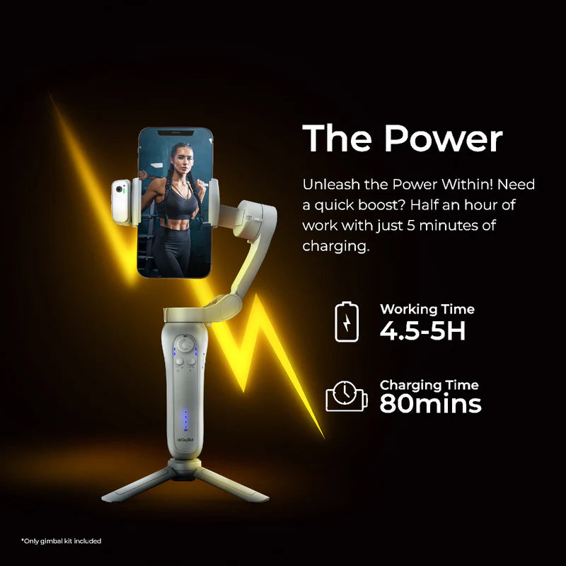 DIGITEK 3 AXIS FOLDABLE SMARTPHONE GIMBAL WITH AI FACE TRACKER DSG008F AI