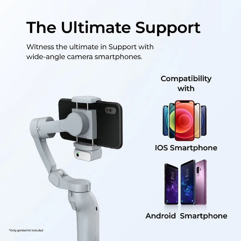 DIGITEK 3 AXIS FOLDABLE SMARTPHONE GIMBAL WITH AI FACE TRACKER DSG008F AI