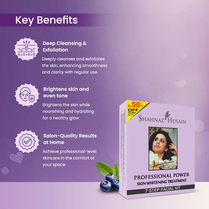 Shahnaz Husain SKIN WHITENING TREATMENT 7STEP KIT