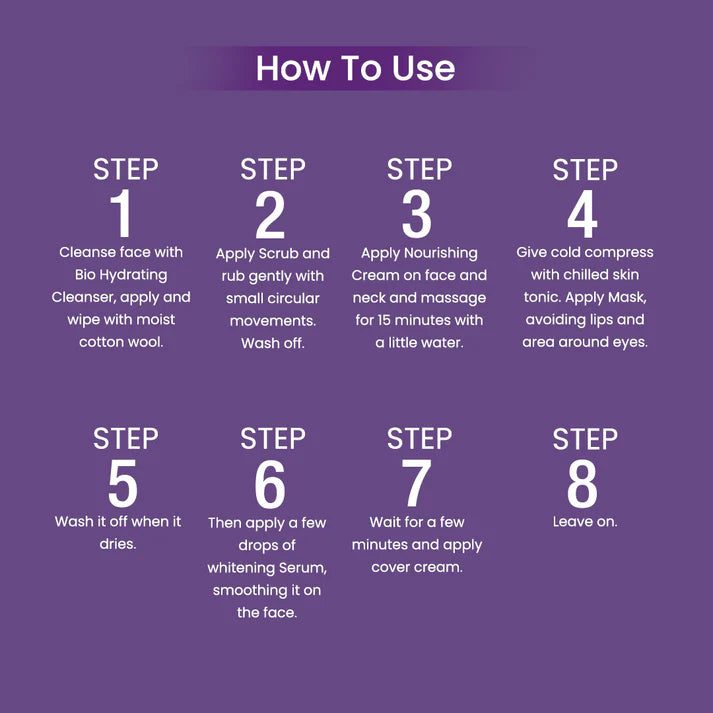 Shahnaz Husain SKIN WHITENING TREATMENT 7STEP KIT