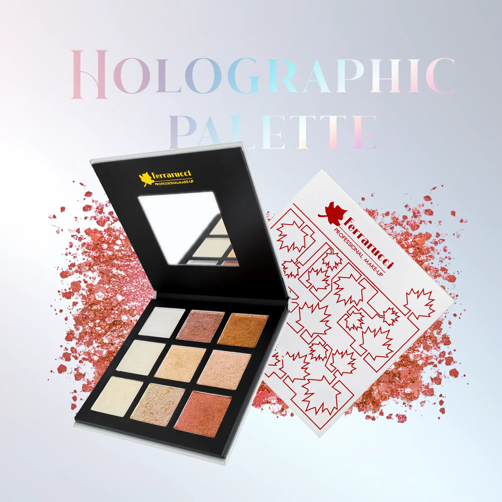 Ferrarucci Professional Makeup Holographic Palette