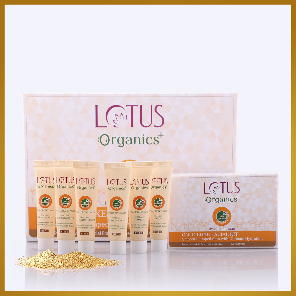 LOTUS ORGANIC GOLD LUXE FACIAL KIT