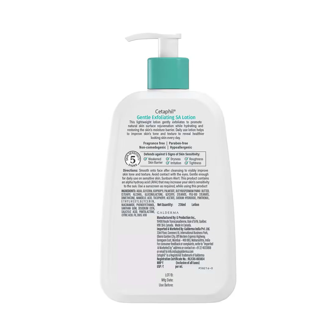 CETAPHIL GENTLE EXFOLIATING LOTION