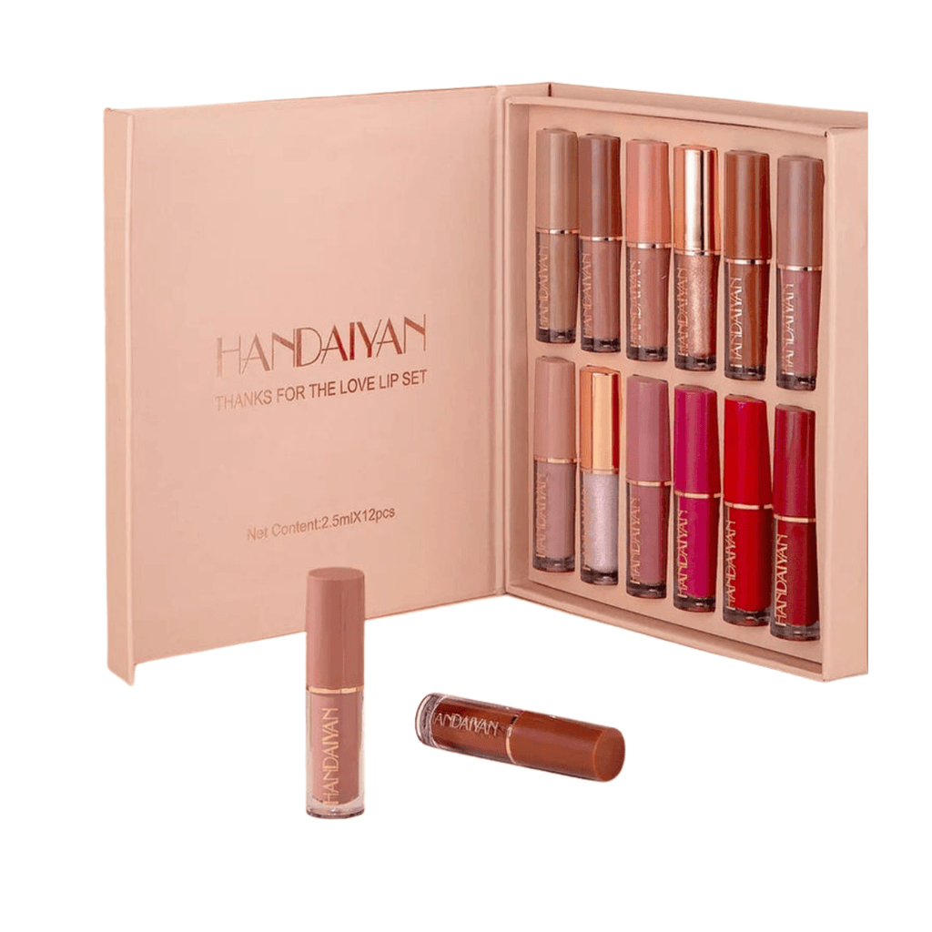 HANDAIYAN 12PCS Matte Liquid Lipstick Set