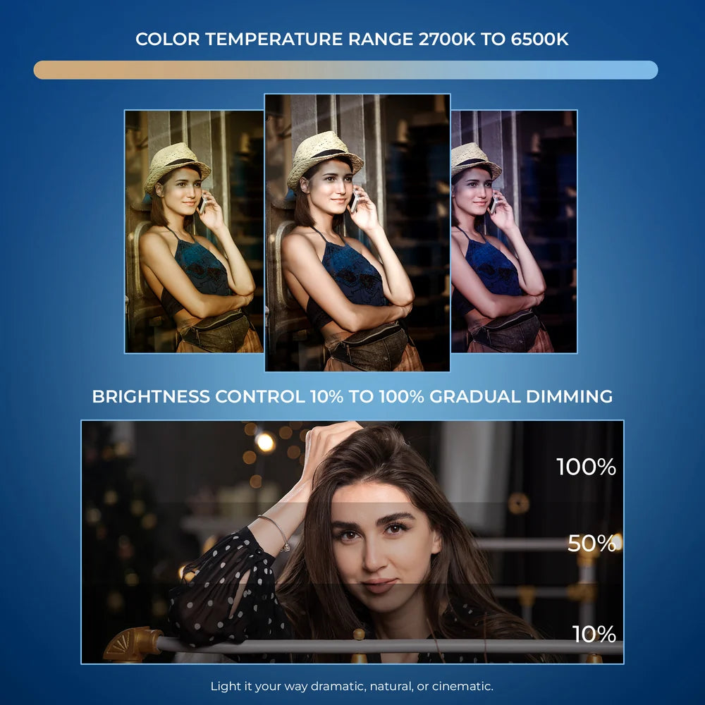 Digitek Portable 40W Bi-Color LED Video Light