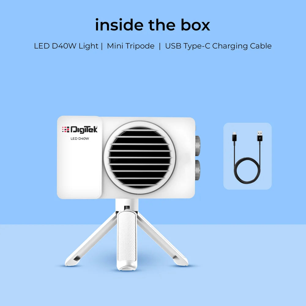 Digitek Portable 40W Bi-Color LED Video Light