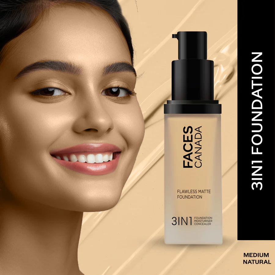 FC 3IN1 MATTE FLAWLESS FOUNDATION