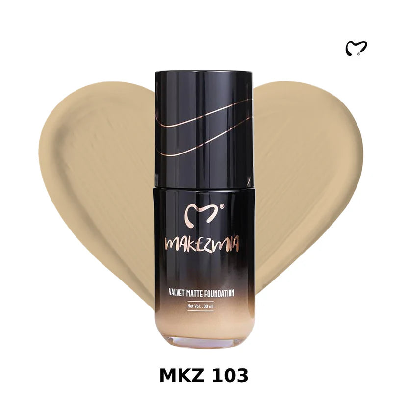 MAKEZMIA VELVET MATTE FOUNDATION MKZ-103 (60ml)