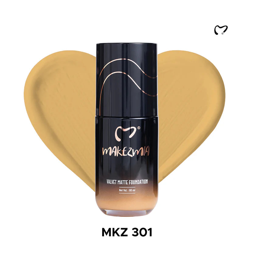 MAKEZMIA VELVET MATTE FOUNDATION MKZ-301