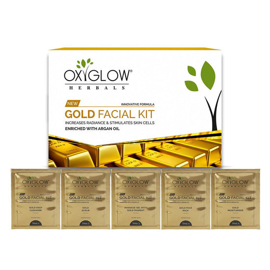 OXYGLOW GOLD 6 STEP FACIAL KIT