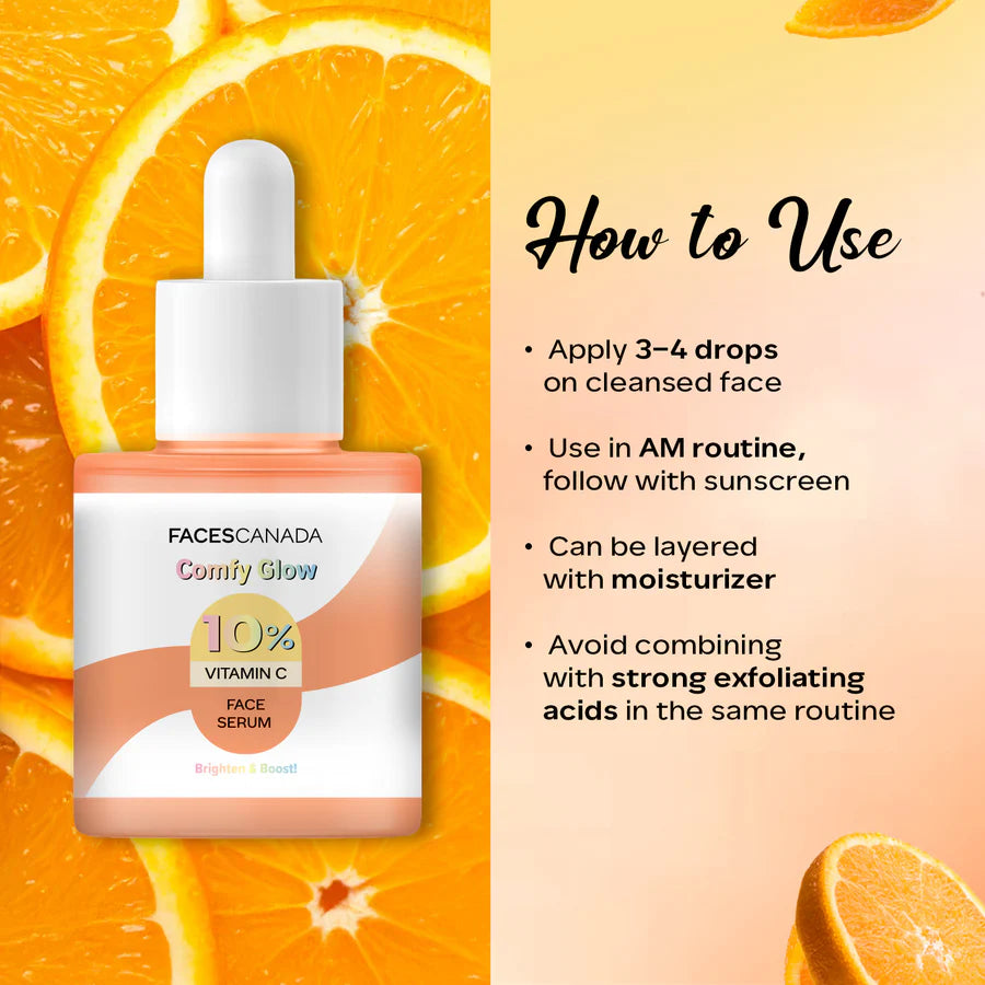 FC COMFY GLOW 10% VITAMIN C FACE SERUM
