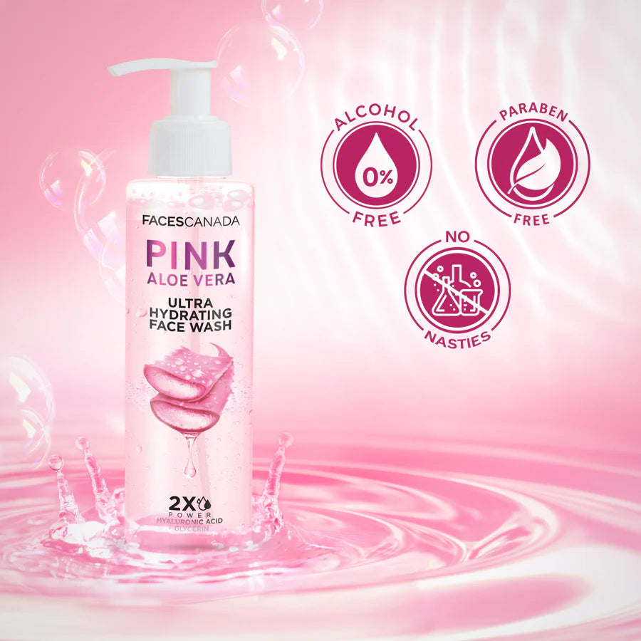 FC PINK ALOEVERA ULDTA HYDRATING FACE WASH