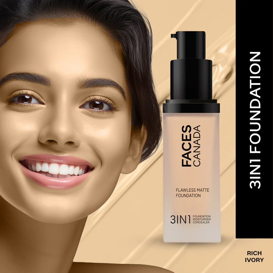 FC 3IN1 MATTE FLAWLESS FOUNDATION