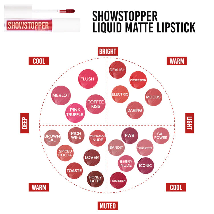 F52 Showstopper Liquid Matte Lipstick