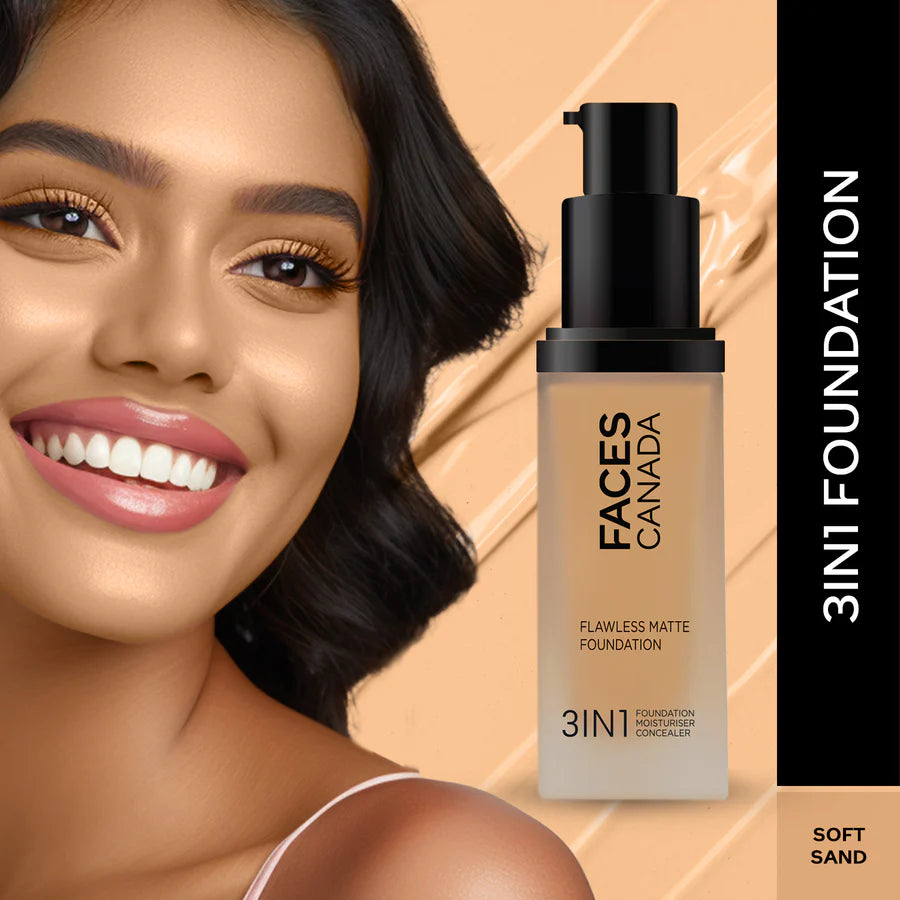 FC 3IN1 MATTE FLAWLESS FOUNDATION