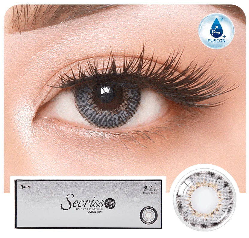 OLENS Secriss Coral Gray EYE LENS