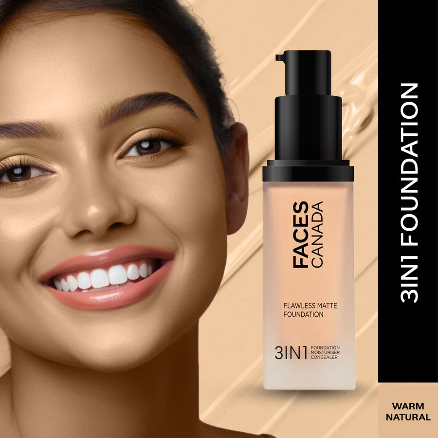 FC 3IN1 MATTE FLAWLESS FOUNDATION