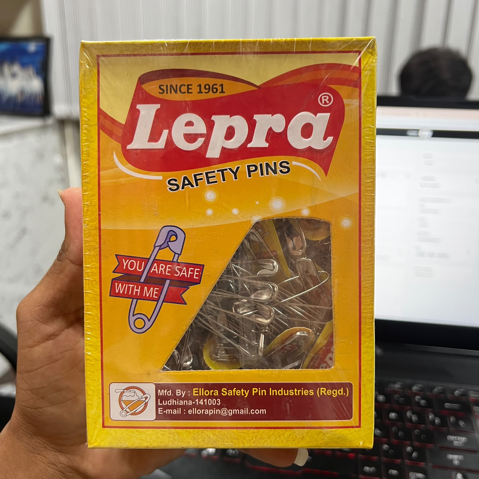LEPRA SAFETY PINS NO.2 40MM