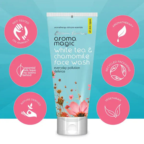 AROMA MAGIC WHITE TEA & CHAMOMILE FACEWASH 100ML