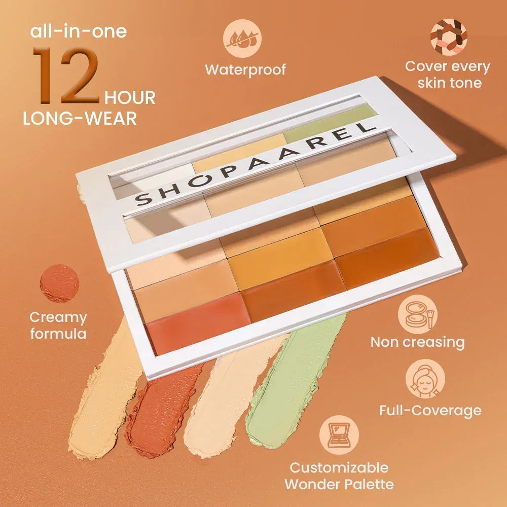 SHOPAAREL 15 SHADE Z PALETTE CONCEALER