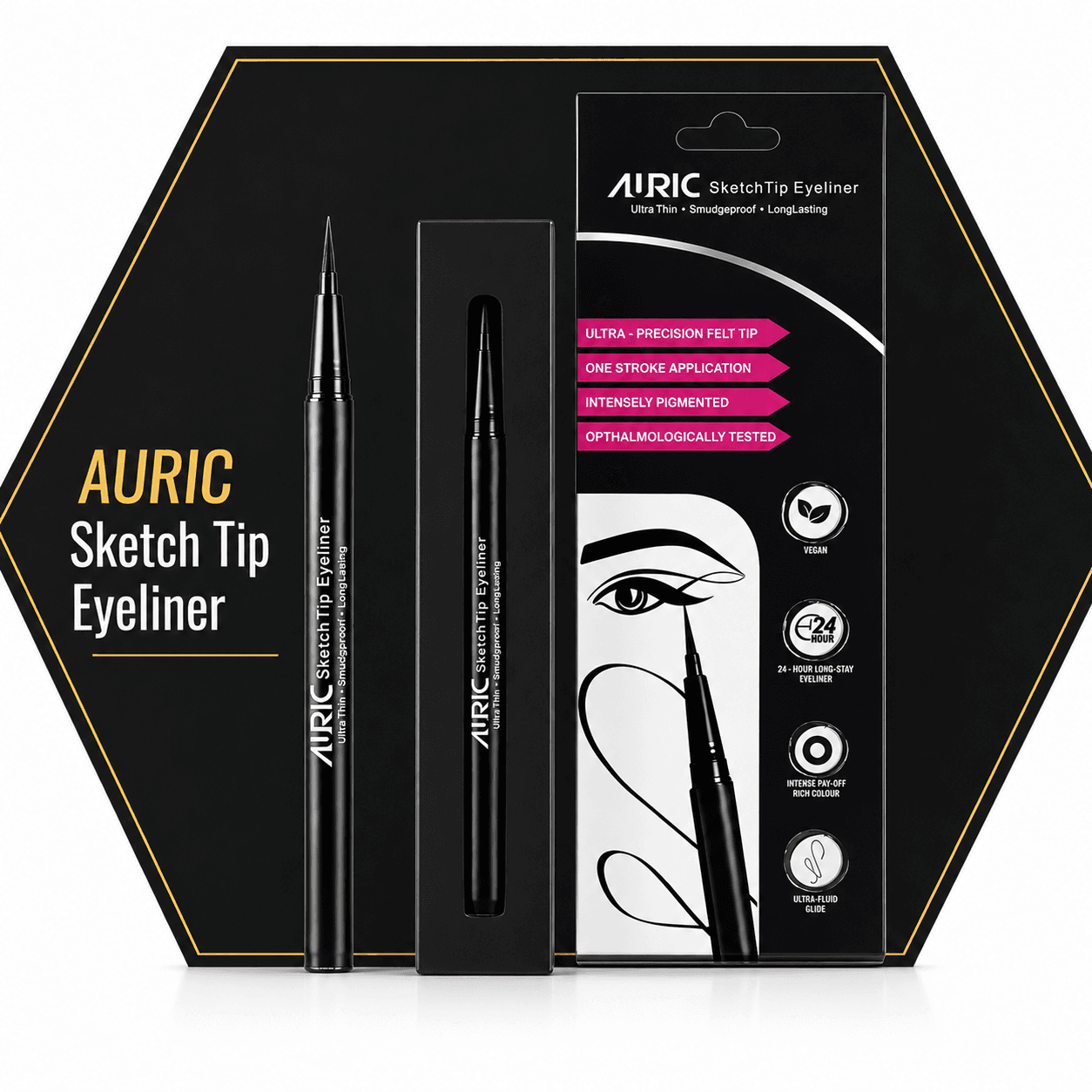 AURIC SKETCH TIP EYELINER