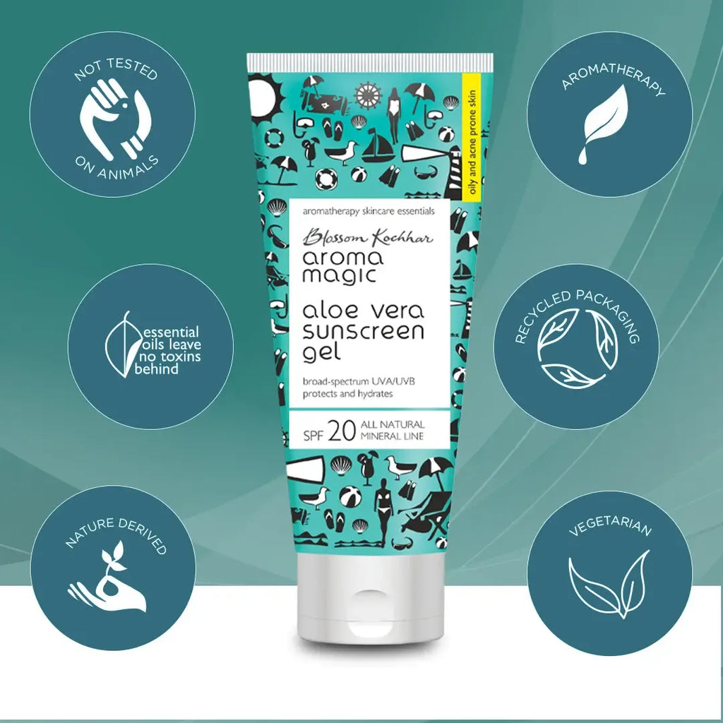 AROMA MAGIC ALOEVERA SUNSCREEN GEL 50ML