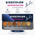 Kryolan Supracolor Professional Makeup Palette - 6 Color - Jaipur 1
