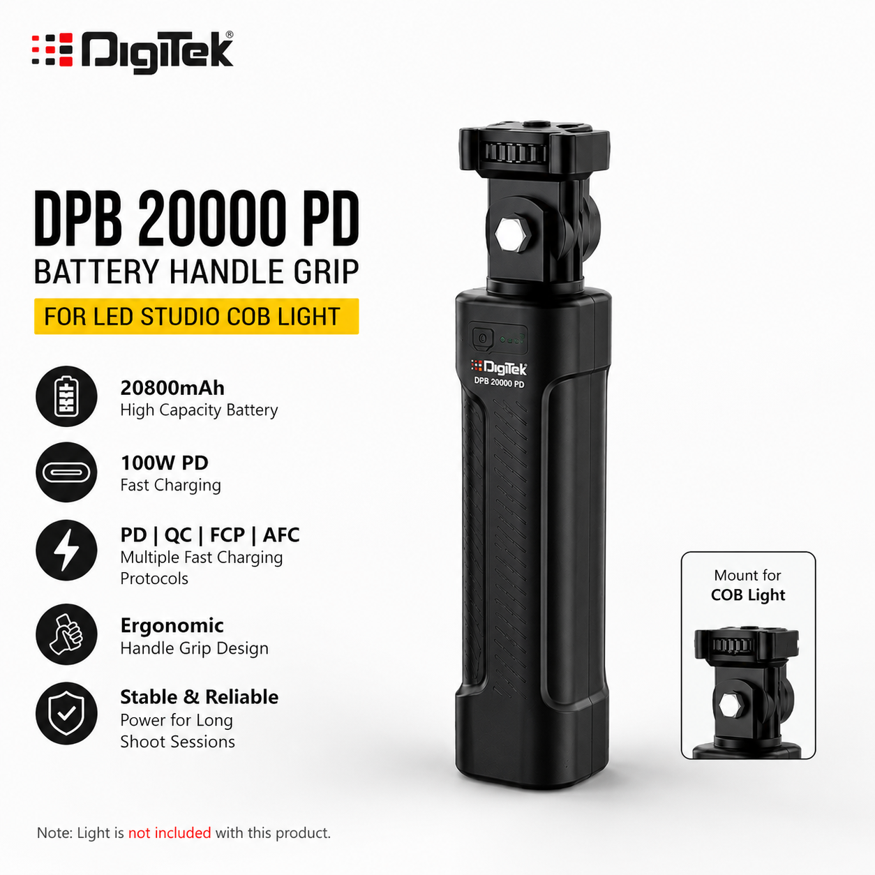 DIGITEK BATTERY HANDLE GRIP DPB20000PD