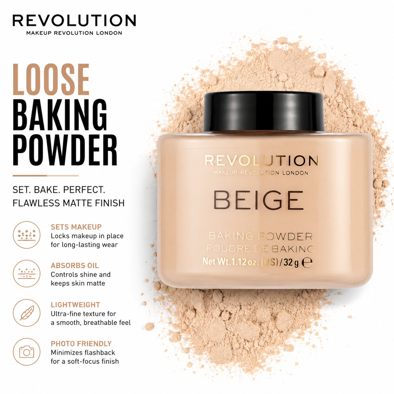 REVOLUTION BAKING POWDER