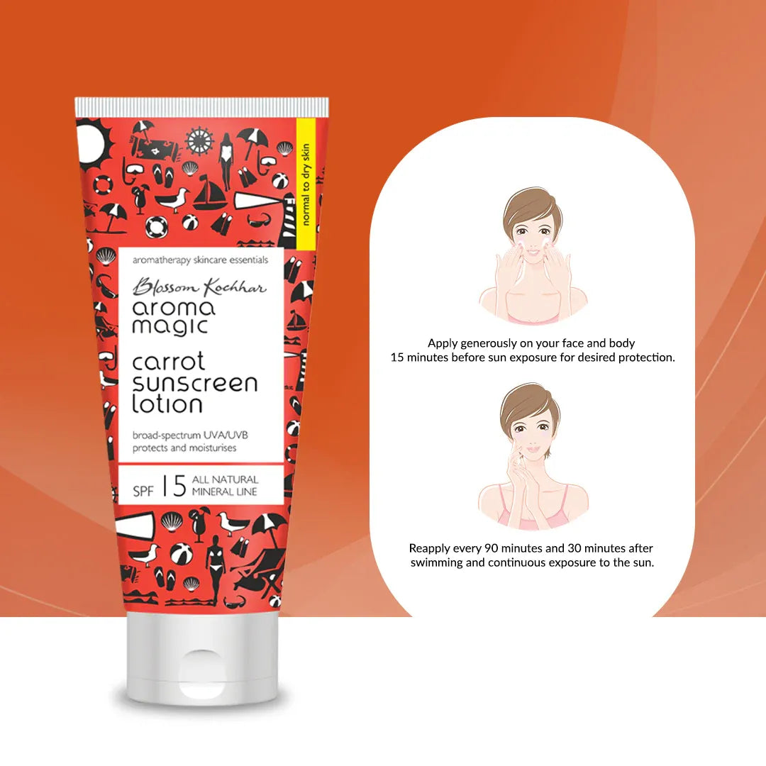 AROMA MAGIC CARROT SUNSCREEN LOTION 100ML