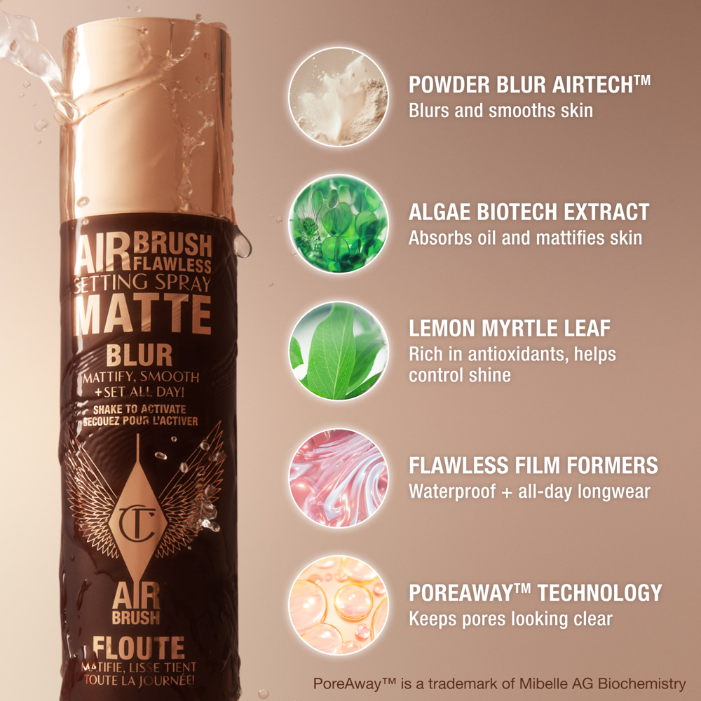 Charlotte Tilbury Airbrush Flawless Finish Setting Spray Matte 100ml