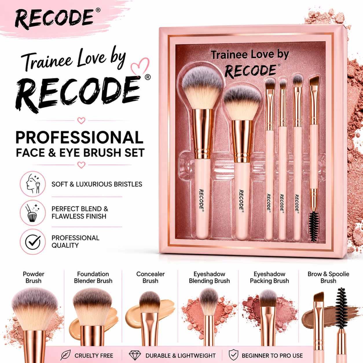 RECODE BRUSH SET 6PCS
