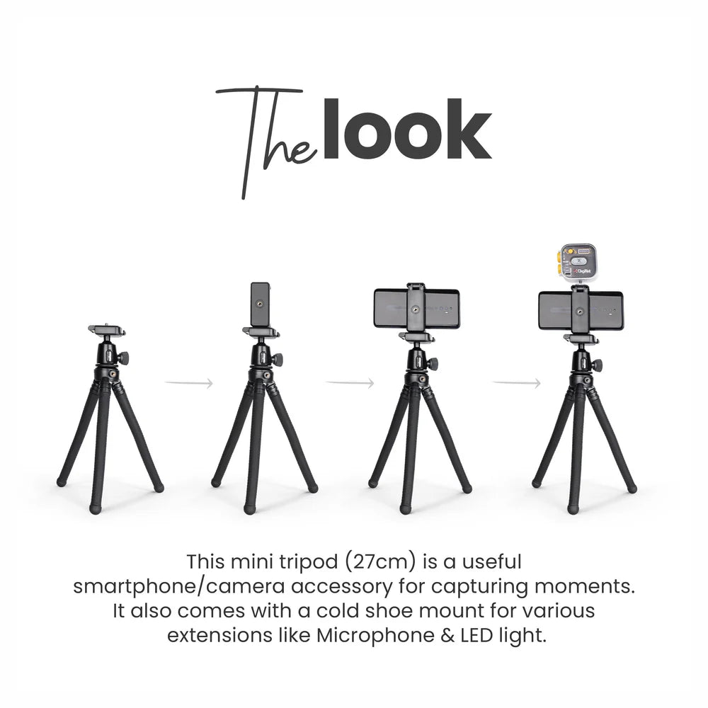DIGITEK FLEXIBLE MINI TRIPOD DTR-320FT