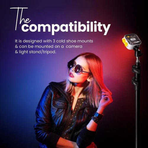 Digitek LED D10W RGB Video Camera Light 10W Portable