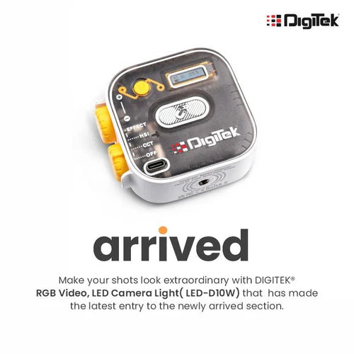 Digitek LED D10W RGB Video Camera Light 10W Portable